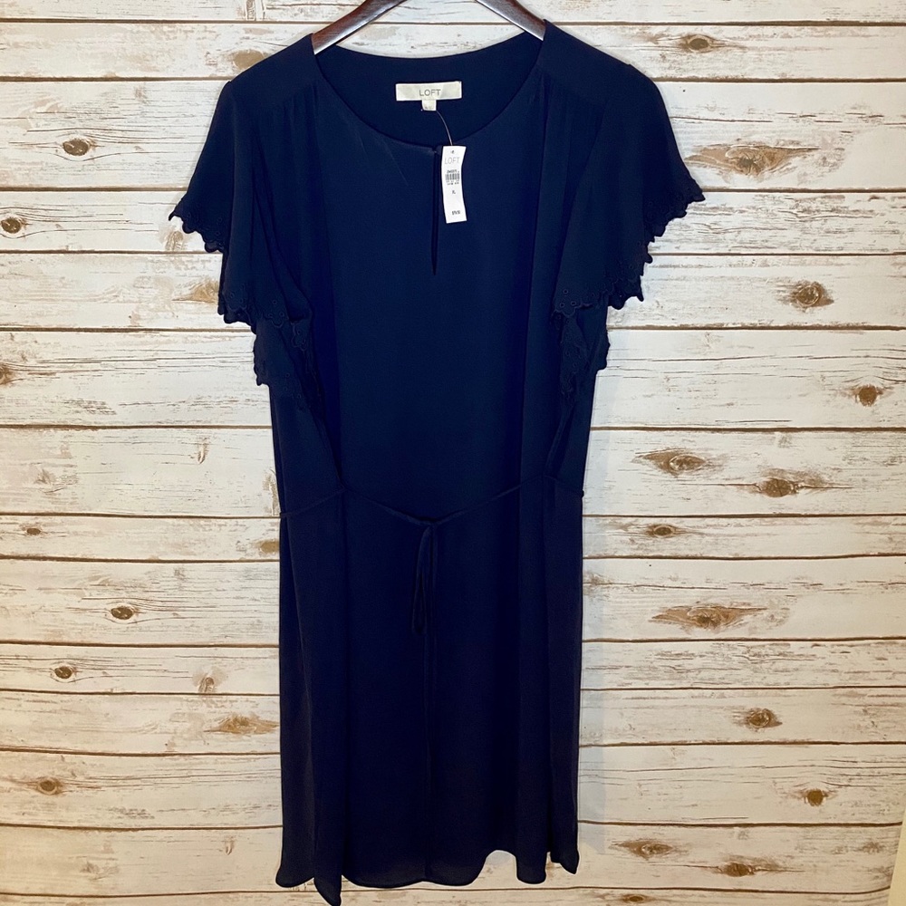 NWT • LOFT • Navy Dress •